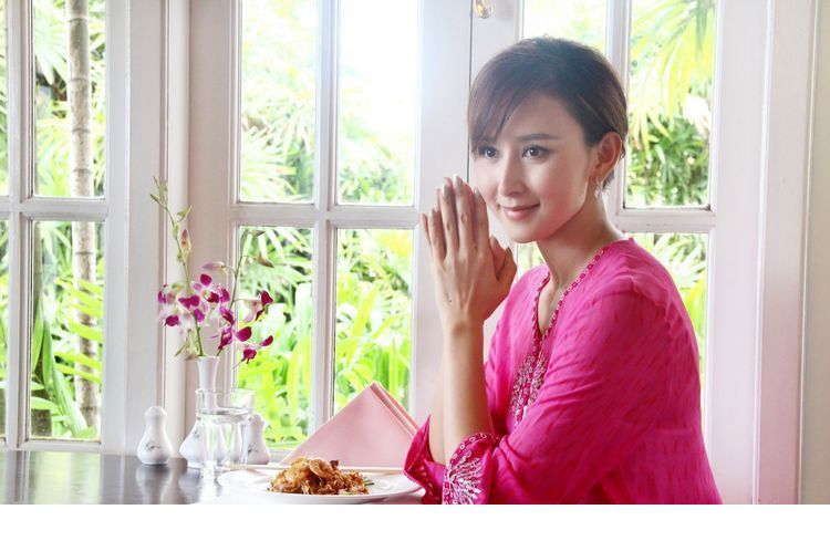 美女星胡静迷人生活照