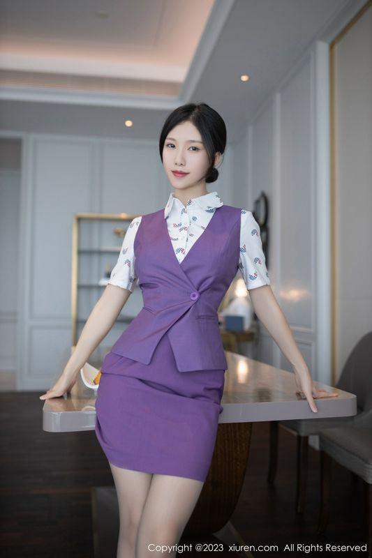 高清写真图利世空姐制服