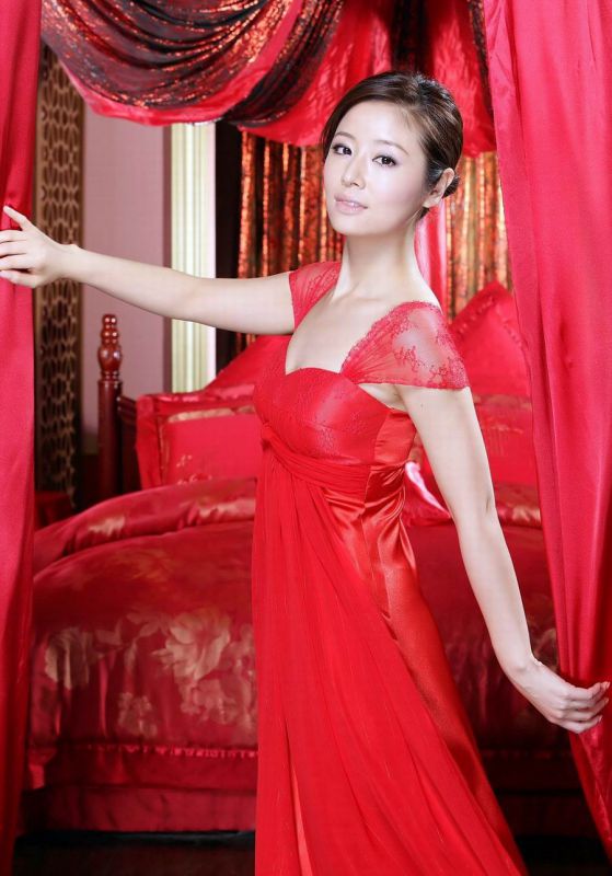 甜美尚美女林心如高清写真