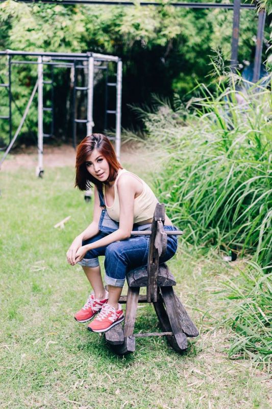 帅气短发美女SathankornNoomay私拍写真图片